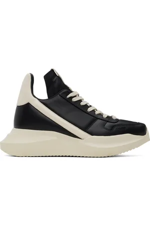Rick Owens Black Hollywood Geth Runner Sneakers