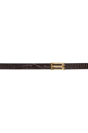 Victoria Beckham Brown Frame Belt