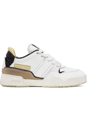 Isabel Marant White & Yellow Emree Sneakers