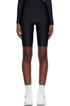 VERSACE Black Gothic Logo Shorts