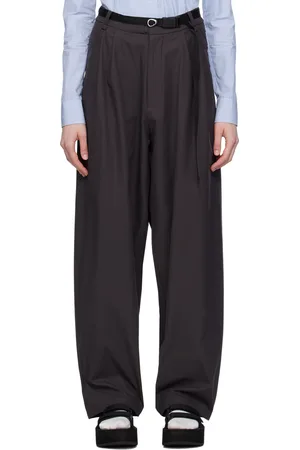 Hyein Seo Gray Belted Trousers