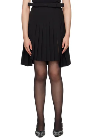 Shushu/Tong SSENSE Exclusive Black Midi Skirt