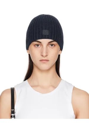 Acne Studios Navy Knitted Beanie