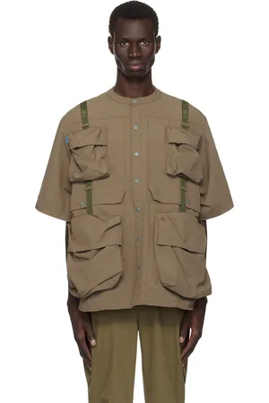 Archival Reinvent Khaki WIND AND SEA Edition Arc Military Bags Shirt