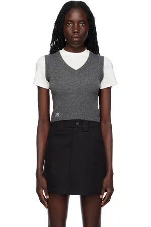 Fax Copy Express SSENSE Exclusive Gray Vest