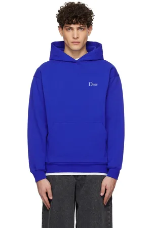 DIME Blue Classic Small Logo Hoodie