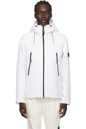 C.P. Company White Hooded Jacket