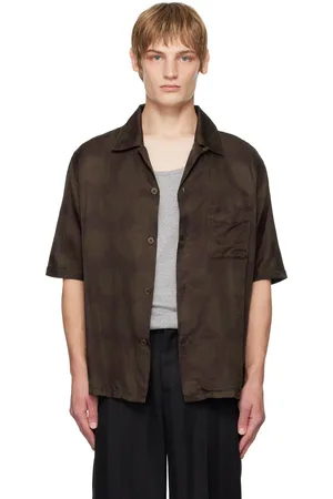 OUR LEGACY Purple & Brown Heusen Shirt