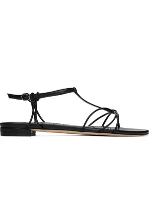 Manolo Blahnik Black Tabarek Sandals