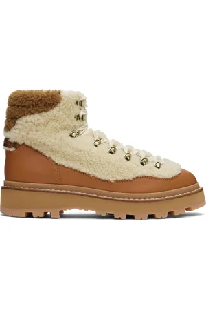 Moncler Tan Peka Trek Boots