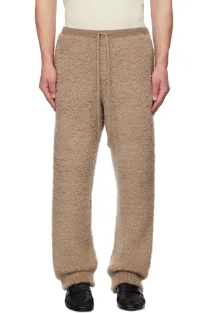 Auralee Merino Wool Boa Knit Sweatpants