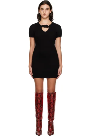 Alexander Wang Black Keyhole Minidress