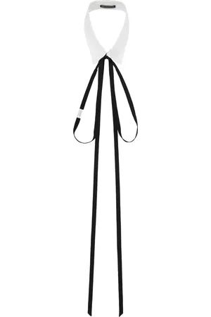 ANN DEMEULEMEESTER White Raku Shirt Collar
