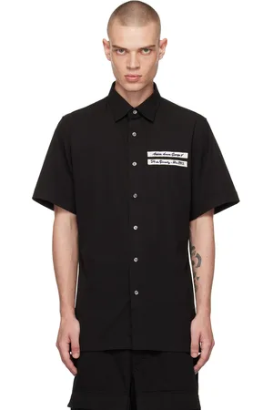 Givenchy Black Grosgrain Patch Shirt