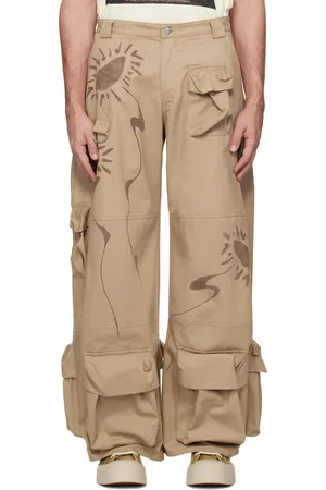Collina Strada Beige Garden Cargo Pants