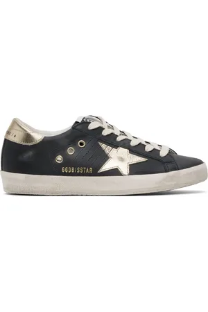 Golden Goose Black Super-Star Classic Sneakers
