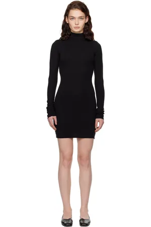 ÉTERNE Long Sleeve Turtleneck Minidress