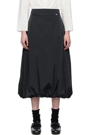 OPEN YY SSENSE Exclusive Navy Midi Skirt