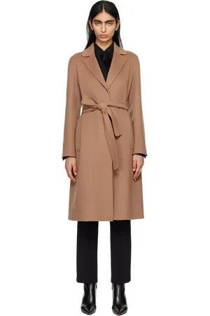Max Mara Tan Belted Coat