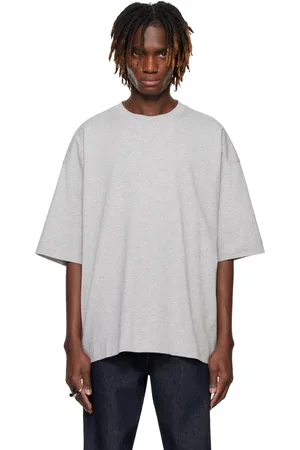 DRIES VAN NOTEN Gray Oversized T-shirt