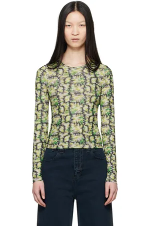 ECKHAUS LATTA Green Duet Long Sleeve T-Shirt