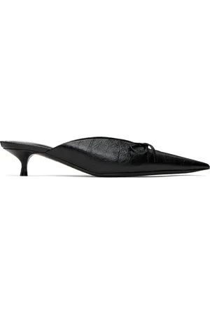 Balenciaga Black Knife Bow 40mm Mules