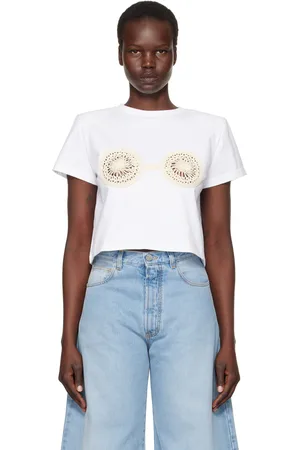 MAGDA BUTRYM Crochet Bra T-Shirt