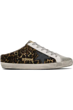Golden Goose Brown Super-Star Sabot Sneakers