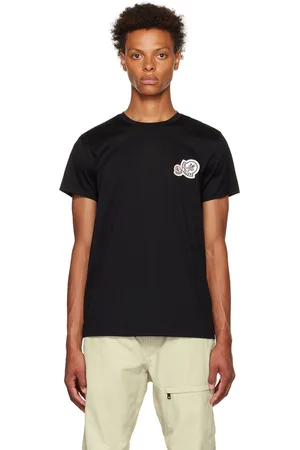 Moncler Black Double Logo T-Shirt
