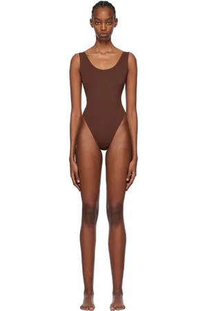 ÉTERNE Brown Bella Tank Swimsuit