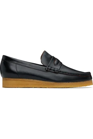 Clarks Black Wallabee Penny Loafers