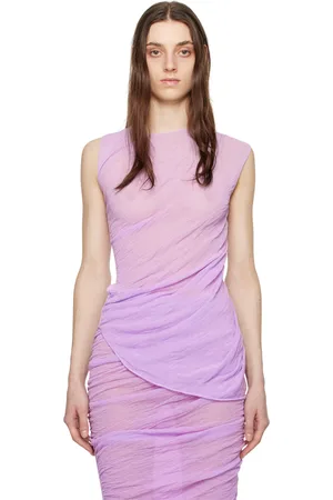 Issey Miyake Purple Ambiguous Tank Top