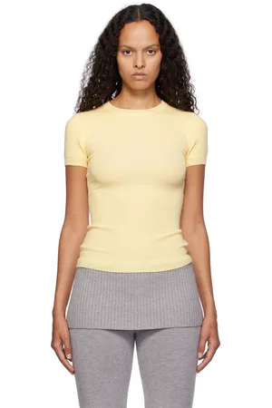 Frankies Bikinis Yellow Mulholland Knit Sweater