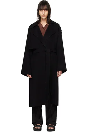 Max Mara Black Fiore Coat