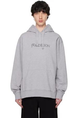 J.W.Anderson Gray Logo Embroidery Hoodie