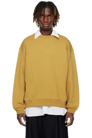 DRIES VAN NOTEN Tan Dropped Shoulders Sweatshirt