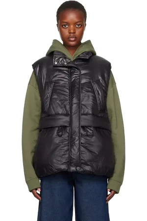 Ganni Black Padded Vest