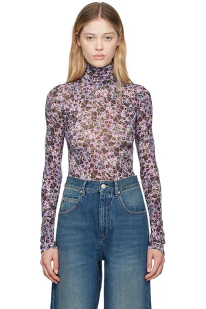 Isabel Marant Purple Joyela Turtleneck