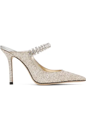 Jimmy Choo Gold Bing 100 Mules