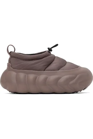 Crocs Brown Overpuff Shorty Loafers