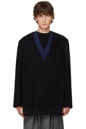 Ader Error Black Wool Coat