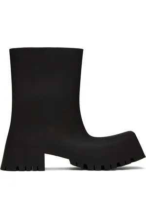 Balenciaga Black Trooper Ankle Boots