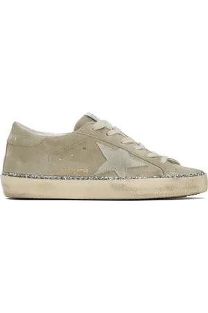 Golden Goose Taupe Super-Star Classic Sneakers