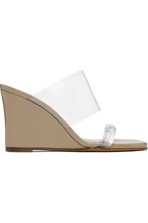 MARYAM NASSIR ZADEH Beige Olympia Wedge Heeled Sandals