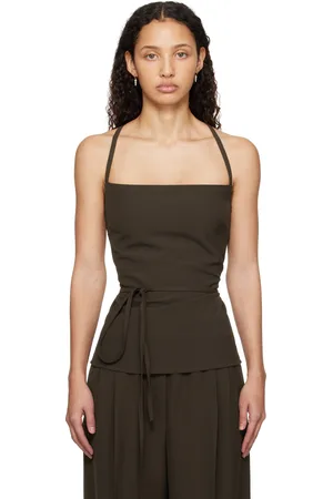 Beaufille Brown Leo Tank Top