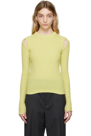 MARIA MCMANUS Yellow Tear Drop Sweater