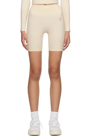 Sporty & Rich Beige Runner Shorts