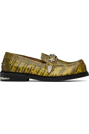 TOGA VIRILIS Croc-Embossed Loafers