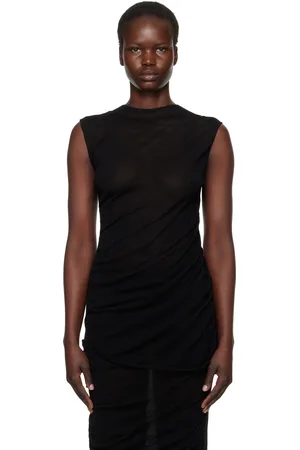Issey Miyake Black Ambiguous Wool Top