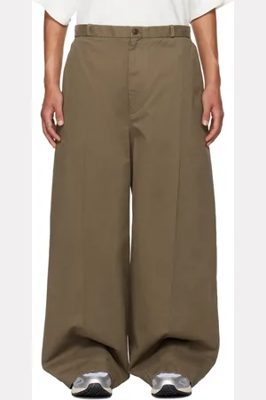 Hed Mayner Brown Wide-Leg Trousers